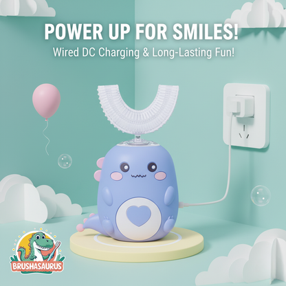 BrushaSaurus Kids U-Shaped Electric Toothbrush