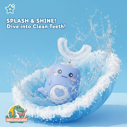 BrushaSaurus Kids U-Shaped Electric Toothbrush